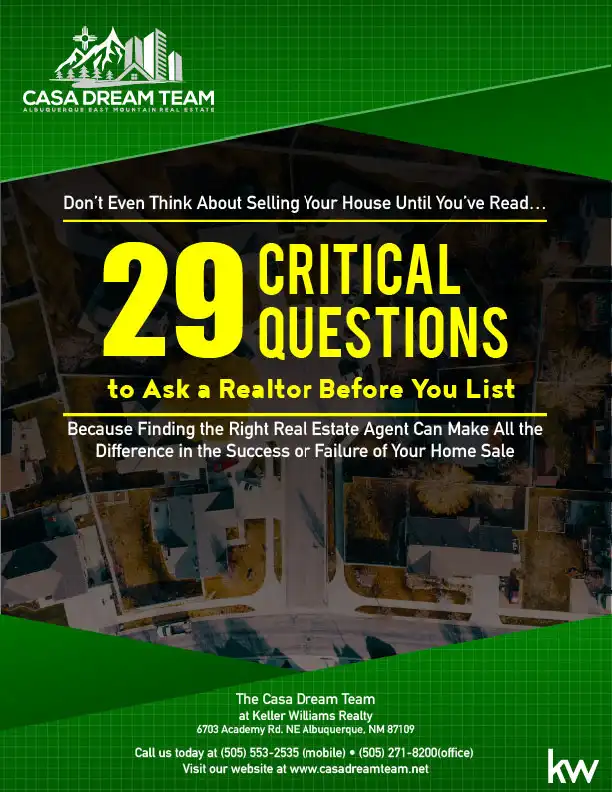 29 Critical Questions To Ask A Realtor Before You List